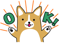 corgi chat sticker #1922171