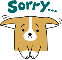 corgi chat sticker #1922176