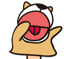 The Sticker of a hand doll sticker #1922706