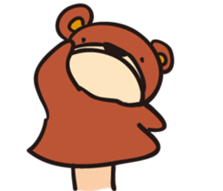 The Sticker of a hand doll sticker #1922708