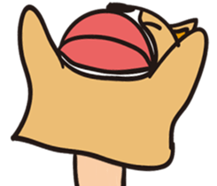 The Sticker of a hand doll sticker #1922715