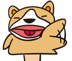 The Sticker of a hand doll sticker #1922733