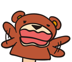 The Sticker of a hand doll sticker #1922736