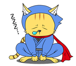 Nekomaru ninja cat sticker #1923066