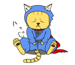 Nekomaru ninja cat sticker #1923090