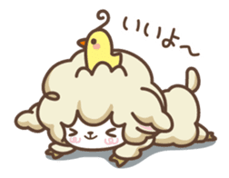 Sheep the Curly sticker #1923106