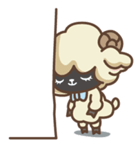 Sheep the Curly sticker #1923116