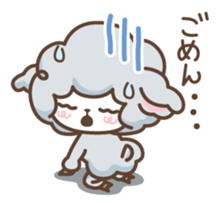 Sheep the Curly sticker #1923120