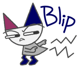 Flat Cat NORA sticker #1923143