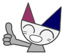 Flat Cat NORA sticker #1923146