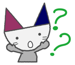 Flat Cat NORA sticker #1923147