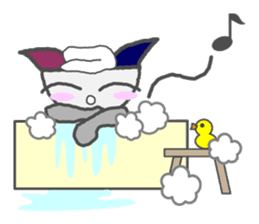 Flat Cat NORA sticker #1923151