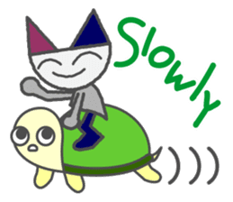 Flat Cat NORA sticker #1923156