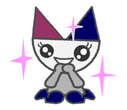 Flat Cat NORA sticker #1923157