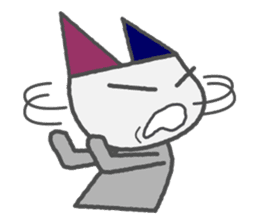 Flat Cat NORA sticker #1923164