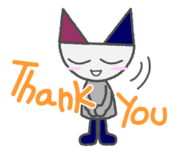 Flat Cat NORA sticker #1923171