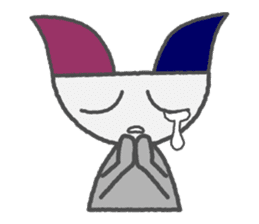 Flat Cat NORA sticker #1923172