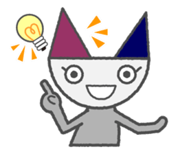 Flat Cat NORA sticker #1923173