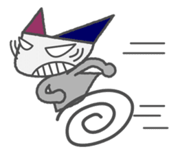 Flat Cat NORA sticker #1923175