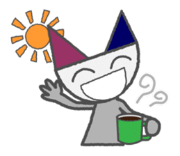 Flat Cat NORA sticker #1923177