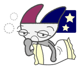 Flat Cat NORA sticker #1923178