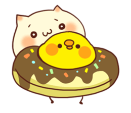 Desire Cat&Chick sticker #1923212
