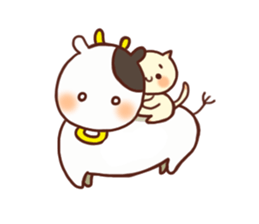 Desire Cat&Chick sticker #1923215