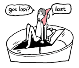 Lonely heart club English sticker #1924050