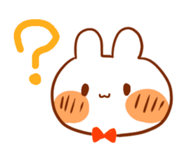 Cheeks rabbit sticker #1924316