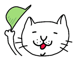 Funny cat! sticker #1924703