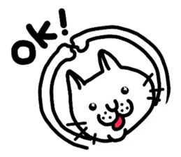 Funny cat! sticker #1924708
