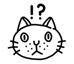 Funny cat! sticker #1924719