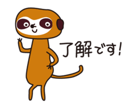 Meerkat club sticker #1924956