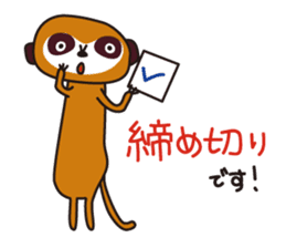 Meerkat club sticker #1924978