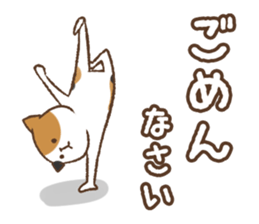 Honorific cat dancing sticker #1925224