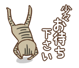 Honorific cat dancing sticker #1925247