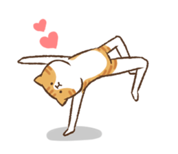 Honorific cat dancing sticker #1925259