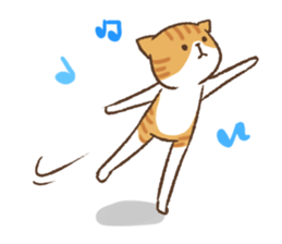 Honorific cat dancing sticker #1925260