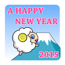Year of the Sheep Greetings. sticker #1926143