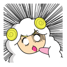 Year of the Sheep Greetings. sticker #1926169