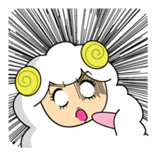 Year of the Sheep Greetings. sticker #1926169