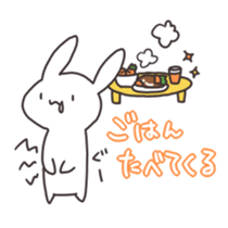 Lovable Rabbit sticker #1926751