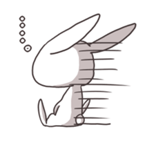 Lovable Rabbit sticker #1926762