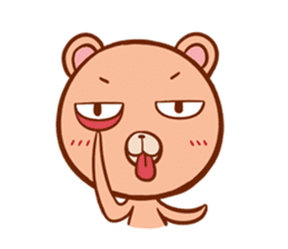 R.B. bear sticker #1927035