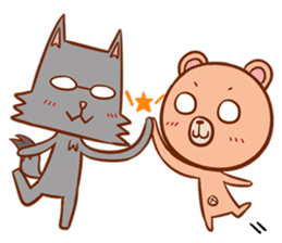 R.B. bear sticker #1927054