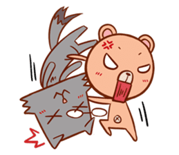 R.B. bear sticker #1927056