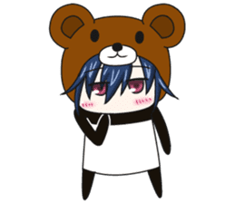 bear and panda(kuma-panda-chan) sticker #1927341