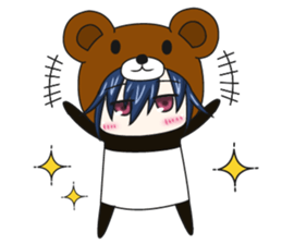 bear and panda(kuma-panda-chan) sticker #1927342