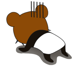 bear and panda(kuma-panda-chan) sticker #1927344
