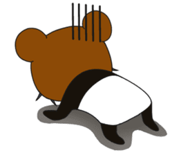bear and panda(kuma-panda-chan) sticker #1927344